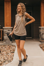 Load image into Gallery viewer, Vintage Vibes Sleeveless Top - Vintage Taupe
