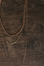 Load image into Gallery viewer, Triple Layered Necklace - Gold/Rose

