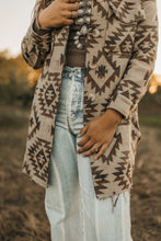 Load image into Gallery viewer, Heading to Cheyenne Aztec Jacket - Camel
