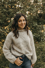 Load image into Gallery viewer, Points to Cozy Turtle Neck Sweater - Oatmeal
