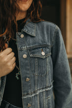 Load image into Gallery viewer, Don&#39;t Forget Me Denim Jacket
