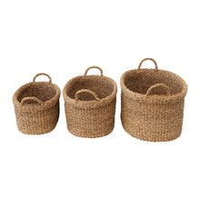 Load image into Gallery viewer, Hand Woven Baskets with Handles
