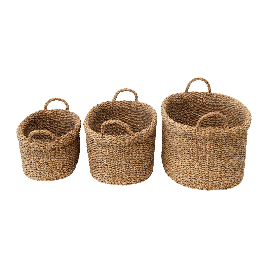Seagrass Baskets with Handle