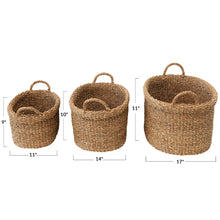 Load image into Gallery viewer, Seagrass Baskets with Handle
