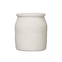 Load image into Gallery viewer, Distressed Coarse Terracotta Crock
