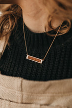 Load image into Gallery viewer, Wood Bar Necklace
