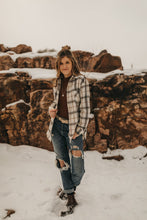 Load image into Gallery viewer, **RESTOCKED** Lah Ti Dah Flannel - Taupe
