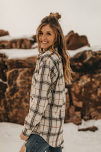 Load image into Gallery viewer, **RESTOCKED** Lah Ti Dah Flannel - Taupe
